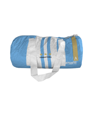 Move Bag grande – Celeste y blanco